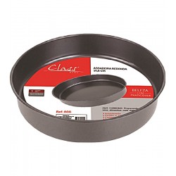 Assadeira 31,5cm Redonda Aço Carbono Antiaderente Class Home